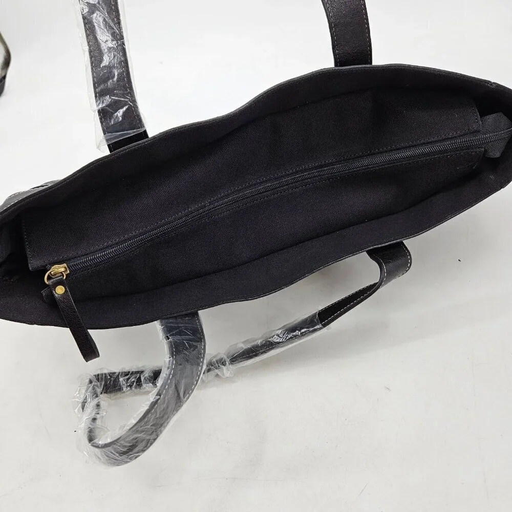 New Pendleton Zip Tote Shoulder Bag Wool Black Green Yellow Purse